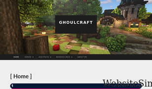 ghoulcraft.com Screenshot