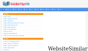 giaibaitap123.com Screenshot