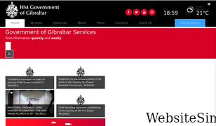 gibraltar.gov.gi Screenshot