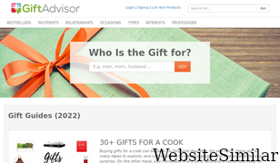 giftadvisor.com Screenshot