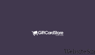 giftcardstore.com.au Screenshot