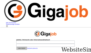 gigajob.com Screenshot