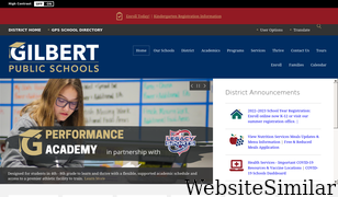 gilbertschools.net Screenshot