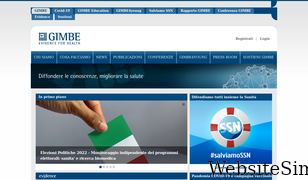 gimbe.org Screenshot