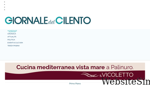 giornaledelcilento.it Screenshot