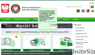 gios.gov.pl Screenshot