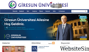 giresun.edu.tr Screenshot