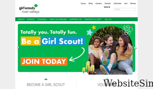 girlscoutsrv.org Screenshot