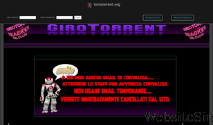 girotorrent.org Screenshot