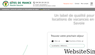 gites-de-france-haute-savoie.com Screenshot