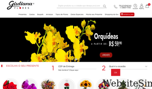 giulianaflores.com.br Screenshot