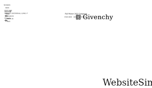 givenchy.com Screenshot