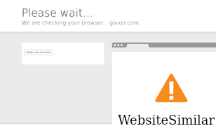 gixxer.com Screenshot