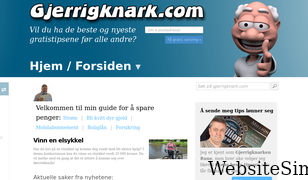 gjerrigknark.com Screenshot