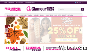 glamourtress.com Screenshot