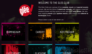glee.co.uk Screenshot