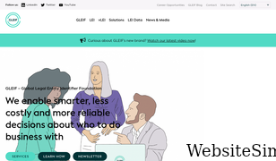 gleif.org Screenshot