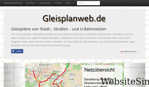 gleisplanweb.eu Screenshot