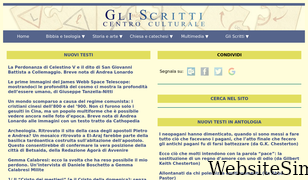 gliscritti.it Screenshot