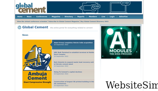 globalcement.com Screenshot