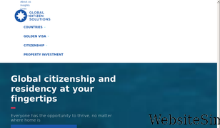 globalcitizensolutions.com Screenshot