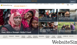 globalgiving.org Screenshot
