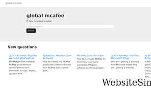 globalmcafee.com Screenshot