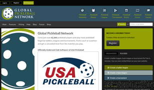 globalpickleball.network Screenshot