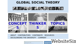 globalsocialtheory.org Screenshot