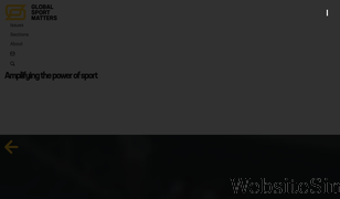 globalsportmatters.com Screenshot