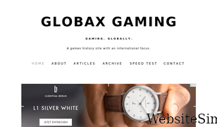 globaxgaming.com Screenshot