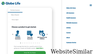 globelifeinsurance.com Screenshot