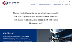 globusmedical.com Screenshot