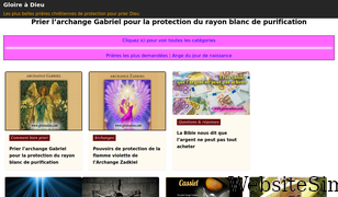 gloireadieu.com Screenshot