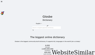 glosbe.com Screenshot