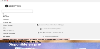 glossybox.fr Screenshot