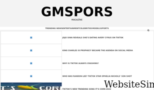 gmspors.com Screenshot