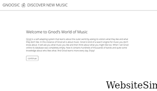 gnoosic.com Screenshot