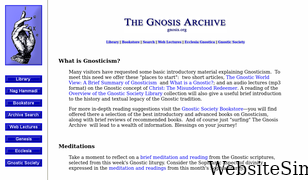 gnosis.org Screenshot