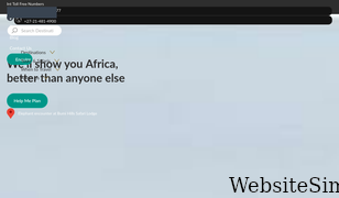 go2africa.com Screenshot