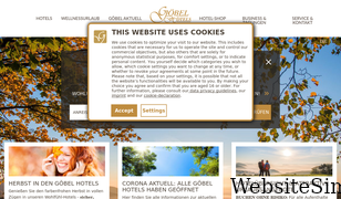 goebel-hotels.com Screenshot