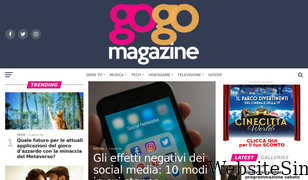 gogomagazine.it Screenshot