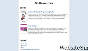 golang-book.com Screenshot