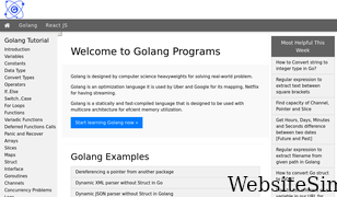 golangprograms.com Screenshot