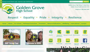 goldengrovehs.sa.edu.au Screenshot