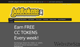 goldtokens.net Screenshot