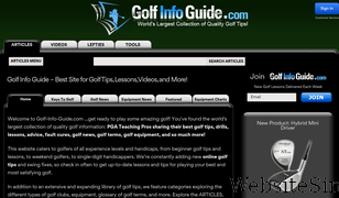 golf-info-guide.com Screenshot