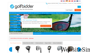 golfbidder.com Screenshot