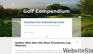 golfcompendium.com Screenshot