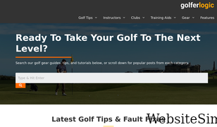 golferlogic.com Screenshot
